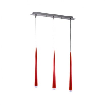 Люстра подвесная Lightstar 807032 PUNTO 3х40W Red